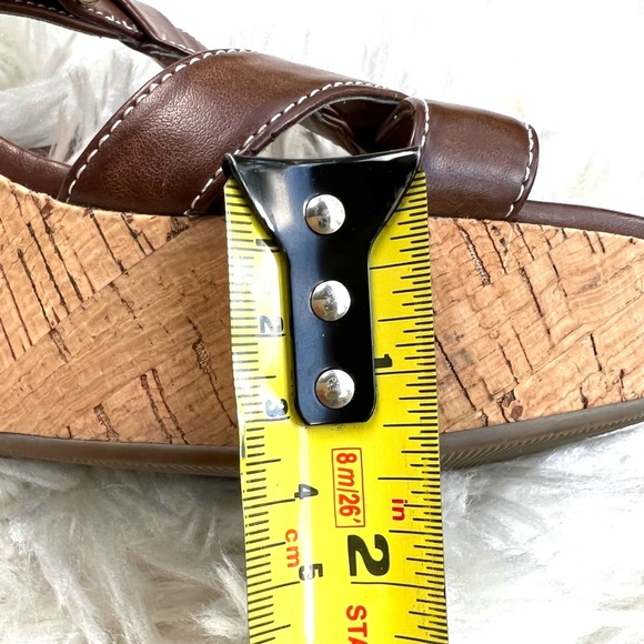 💥Guess Wedges sandals brown cork slip on💫 - Picture 11 of 16